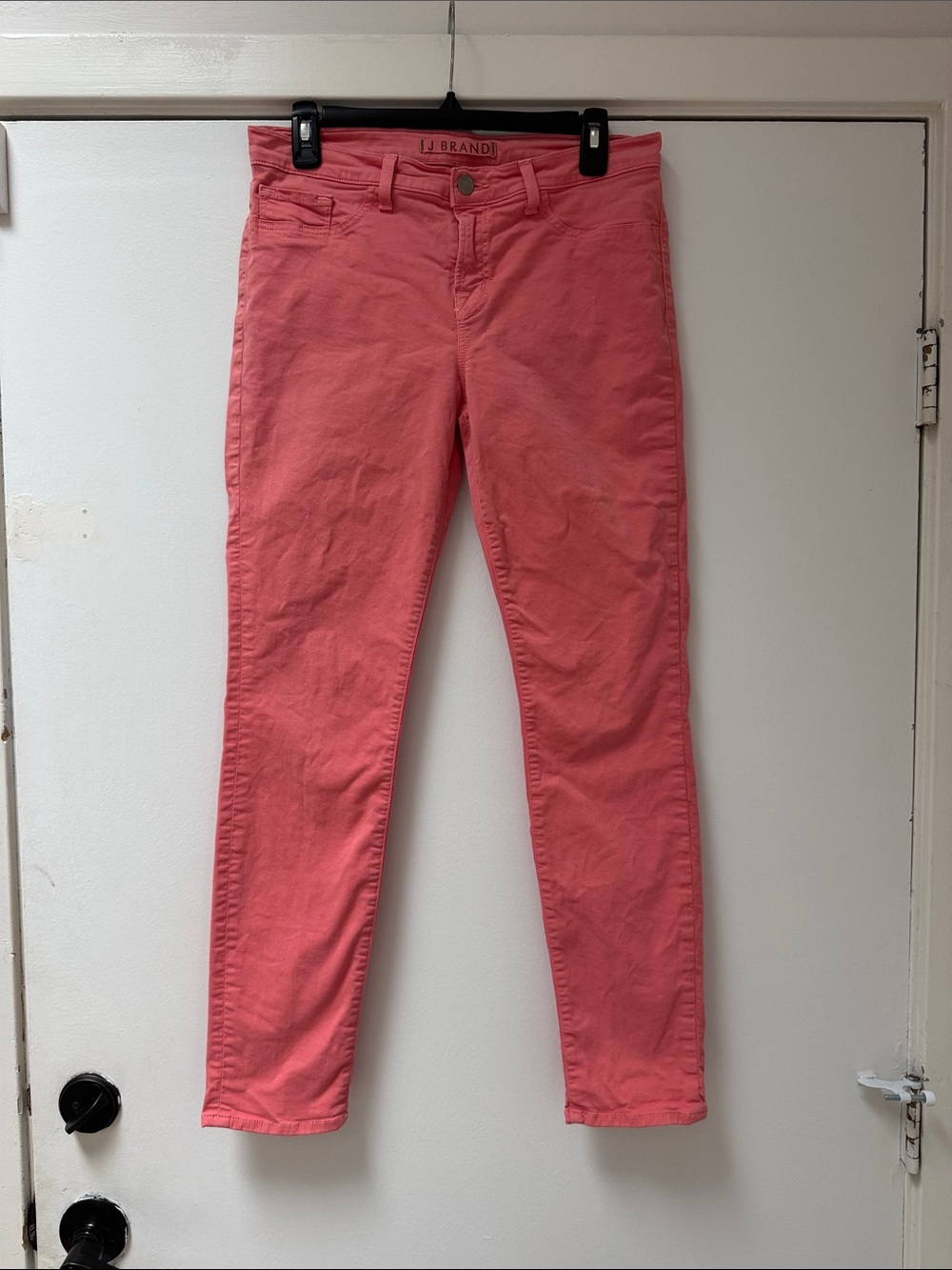J Brand Coral Skinny Jeans